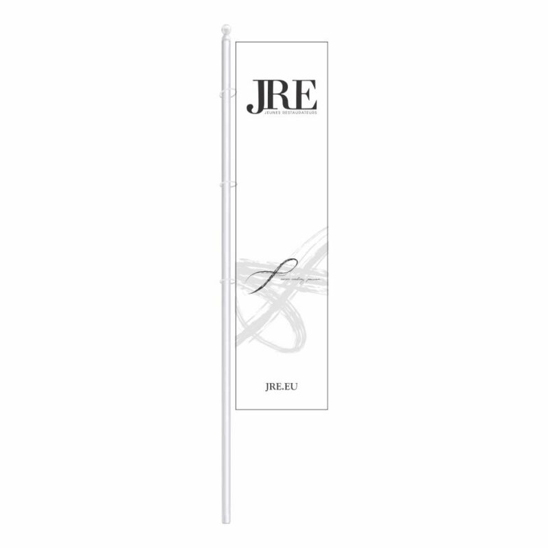 JRE Hiss- Flagge Vertikal 100 x 400 cm