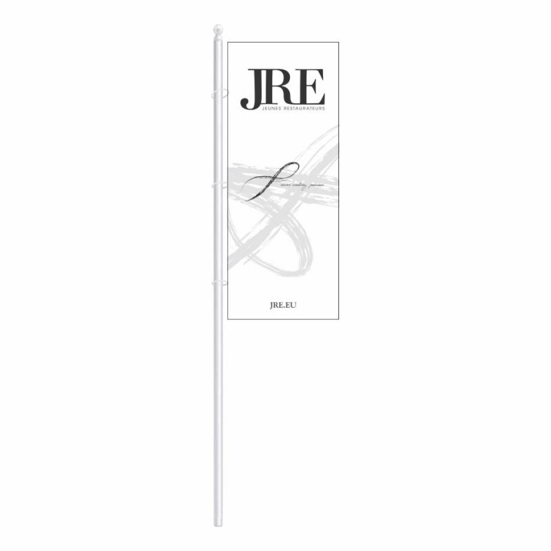 JRE Hiss- Flagge Vertikal 120 x 300 cm